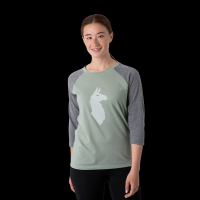Llama - Baseball T-Shirt - Women's