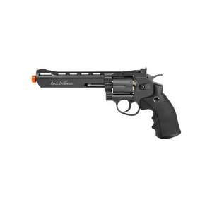 Dan Wesson 6" 6mm Airsoft Revolver, Grey 6mm