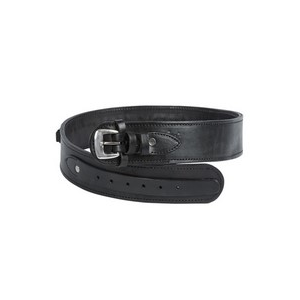 Western Justice Leather Gun Belt, 30-34" Waist, Black