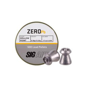 SIG Sauer Zero Pellets, .177 Cal, 8.18 gr - 500 ct 0.177