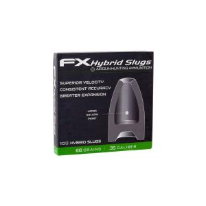 FX Hybrid Slug Hollowpoint .357 Caliber, 68 Grains - 100 ct 0.357