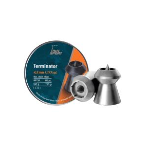 H&N Terminator .177 Cal, 7.25 gr - 400 ct 0.177