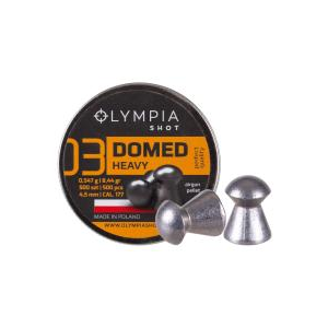 Olympia Shot Domed Pellets, .177cal, Heavy, 8.44gr - 500ct 0.177