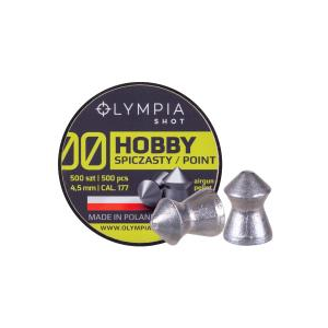 Olympia Shot Hobby Pellets, .177cal, 8.26gr, Pointed - 500ct 0.177
