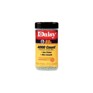 Daisy 4000 Ct Premium BB's - Zinc Coated 0.177