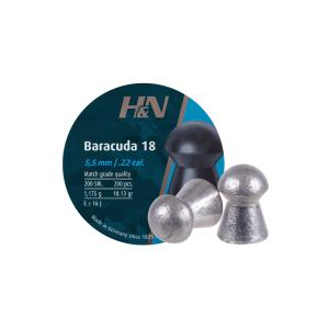 H&N Baracuda 18 .22 Cal, 18.13 gr - 200 ct 0.22
