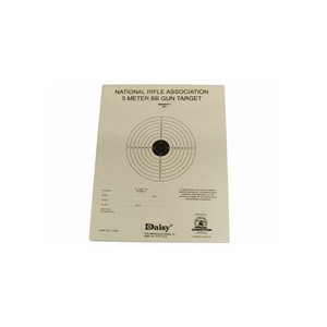 Daisy Official NRA 5-Meter Air Rifle Target, 50 ct