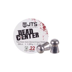 JTS Dead Center Precision Semi-Domed Pellets .22 cal, 21.53 gr - 250 ct 0.22