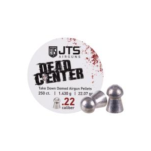 JTS Dead Center Precision Domed Pellets .22 cal, 22.07 gr - 250ct 0.22