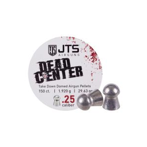 JTS Dead Center Precision Domed Pellets .25 cal, 29.63 gr - 150ct 0.25