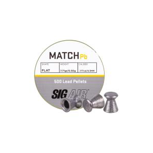 SIG Sauer Match Pellets, .177 Cal, 7.71 gr - 500ct 0.177