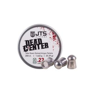 JTS Dead Center Precision Domed Pellets Blister Pack .22 cal, 25.39gr - 250ct 0.22