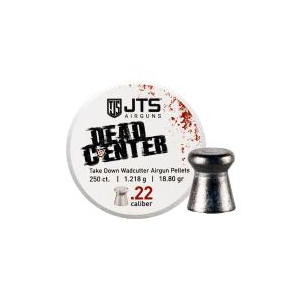 JTS Dead Center Precision Wadcutter Pellets .22 cal, 18.80 gr - 250 ct 0.22