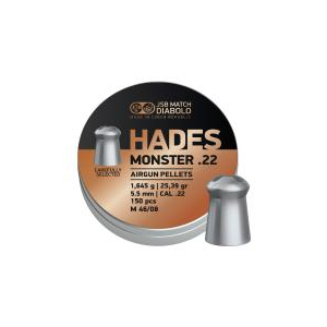 JSB Match Diabolo Hades Monster .22 Cal, 25.39 gr - 150 ct 0.22