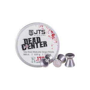 JTS Dead Center Precision Wadcutter Pellets .177 cal, 7.87gr - 500ct 0.177