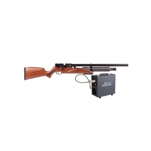 Air Venturi Avenge-X Classic, Wood Stock, Carbon Fiber Bottle, .25 Caliber, RovAir Combo 0.25