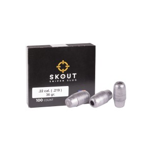 Skout Airguns Sniper Hollowpoint Slug, .22 cal, 36gr - 100ct 0.22