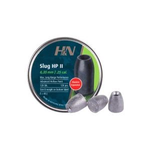 H&N Slug HP II Hollowpoint .249 Cal, 30 gr - 120ct 0.25