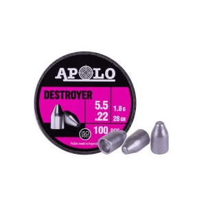 Apolo Destroyer Slug .22 Cal, 28gr - 100ct 0.22