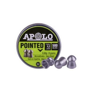 Apolo Pointed .177 Cal, 9gr - 500ct 0.177