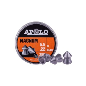 Apolo Magnum .22 Cal, 15.4gr - 250ct 0.22