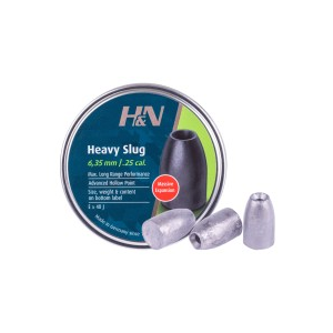 H&N Slug HP Heavy, .253 Cal, 48 gr - 100ct 0.25