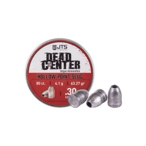 JTS Dead Center Precision Hollowpoint Slugs .30 Cal, 63.27gr - 80ct 0.30