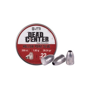 JTS Dead Center Precision Hollowpoint Slugs .22 Cal, 28.24gr - 200ct 0.22