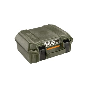 Pelican V100 Vault Small Pistol Case, OD Green