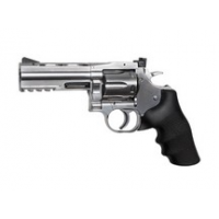 Dan Wesson 715 4" Pellet Revolver, Silver 0.177