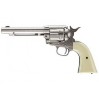 Colt Peacemaker SAA Revolver, Nickel 0.177