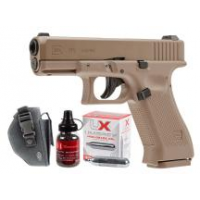 Glock 19X BB Pistol Essentials Combo, Tan 0.177