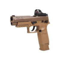 SIG Sauer M17 Pellet Pistol, Coyote Tan, Reflex Sight 0.177