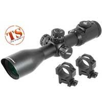 Leapers UTG Accushot SWAT 4-16x44 AO Scope, Illuminated Mil-Dot Reticle, 1/4 MOA, 30mm Tube