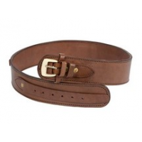 Western Justice Leather Gun Belt, 30-34" Waist, Chocolate