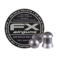 FX Air Rifle Pellets .177 Cal, 10.3 Grains, Domed, 500ct., 4.52mm 0.177