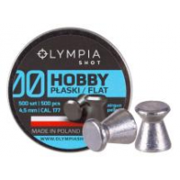 Olympia Shot Hobby Pellets, .177cal, 8.26gr, Wadcutter - 500ct 0.177