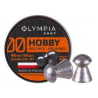 Olympia Shot Hobby Pellets, .177cal, 7.87gr, Round Nose - 500ct 0.177