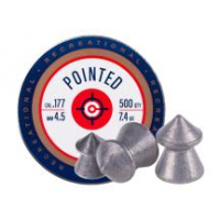 Crosman Pointed .177 Cal, 7.4 gr - 500 ct 0.177