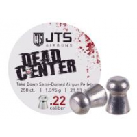 JTS Dead Center Precision Semi-Domed Pellets .22 cal, 21.53 gr - 250 ct 0.22