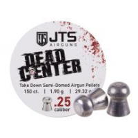JTS Dead Center Precision Semi-Domed Pellets .25 cal, 29.32 gr - 150ct 0.25