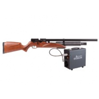 Air Venturi Avenge-X Classic, Wood Stock, Carbon Fiber Bottle, .22 Caliber, RovAir Combo 0.22