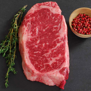 Sanchoku Wagyu Beef New York Strip - MS8 - Cut To Order - $928.20 at Gourmet Food World
