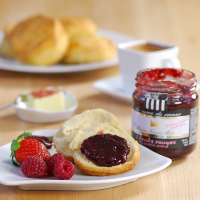 Strawberry, Raspberry and Morello Cherry Jam
