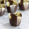 Marbled Chocolate Tulip Cup, Mini - 2 x 1 Inch