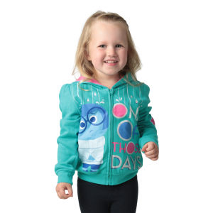 Inside Out One of Those Days Girls Toddler Hooded Sweatshirt