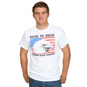 America Back To Back World War Champs Men's T-Shirt