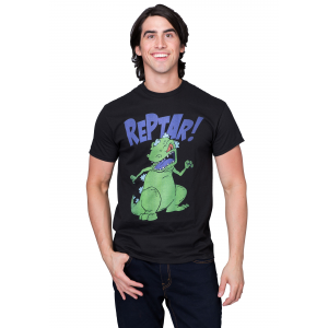 Rugrats Reptar! Black T-Shirt for Men