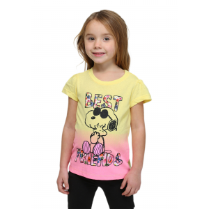 Peanuts Snoopy And Woodstock Toddler Girls T-Shirt