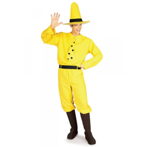 Adult Yellow Hat Man Costume